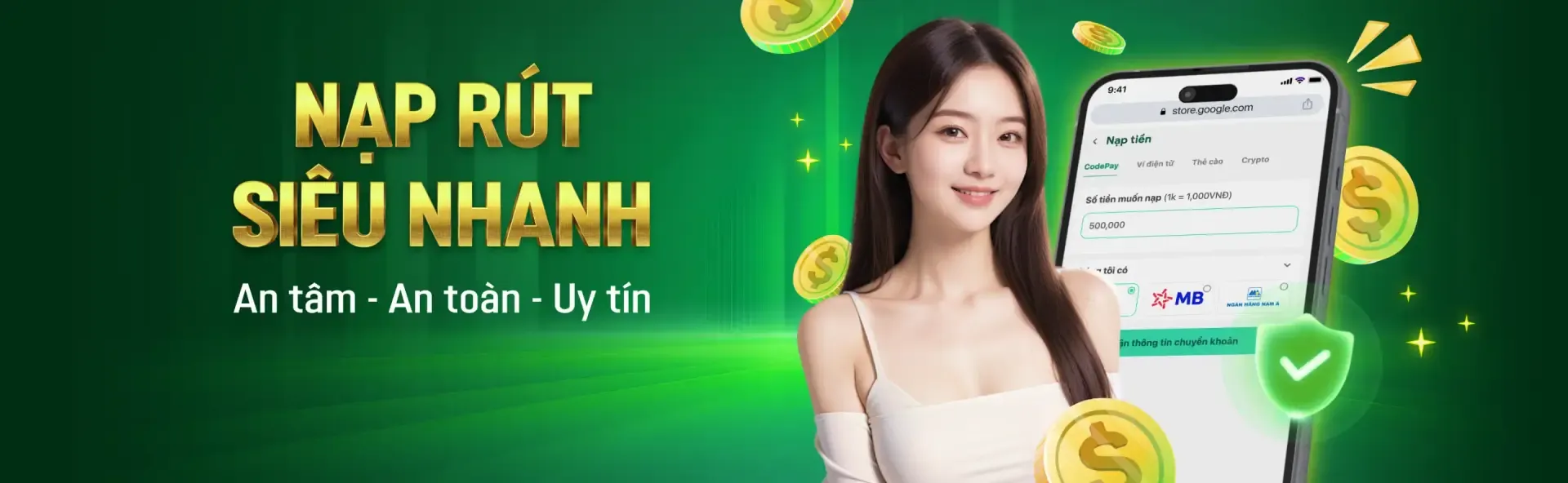 Nạp Rút Siêu Nhanh LU88